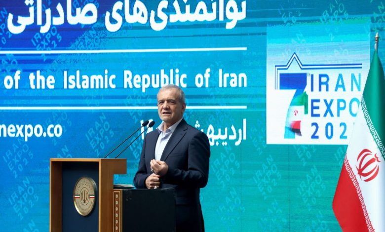 President Pezeshkian at Iran Expo 2025: Trade paves path to peace 1 171824580
